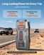 Пусковое устройство 3000 А 16000 мАч для авто 3 в 1 с фонариком USB QC3.0 и кейсом jump starter YJDYQDX3000A1A8EO001V9 фото 3