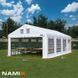 Намет садовий NAMIX COMFORT 6х8 м, ПВХ 560 г/м&sup2;, оцинкована сталь, білий, для заходів та вечірок NX98806 фото 2