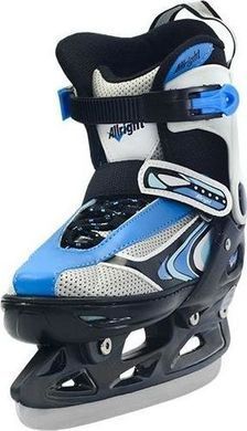 Роликовые коньки Allright MySkate со сменной рамой, регулируемые, синие, размер 29-32 6668095 фото