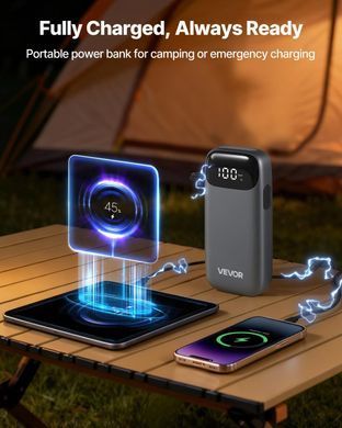 Пусковий пристрій 6000 А 26800 мАг для авто 3 в 1 з ліхтариком USB H26 YJDYQDX6000AMVPUI001V9 фото