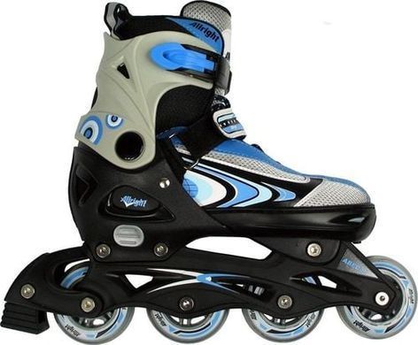 Роликовые коньки Allright MySkate со сменной рамой, регулируемые, синие, размер 29-32 6668095 фото