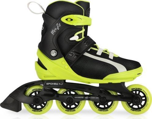 Ролики Прогулянкові ковзани Spokey MrsFIT, лайм, 39 розмір 14084495 фото