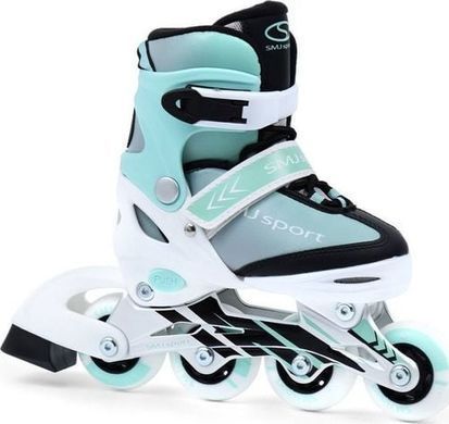 SMJ sport BS-901MA роликовые коньки для отдыха регулируемые, размер 30-33, в идеальном состоянии 8604264 фото