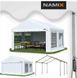 Намет садовий NAMIX BASIC 3x2 м, оцинкована сталь, PE 240 г/м&sup2;, для кафе, весілля та саду NX98765 фото 1