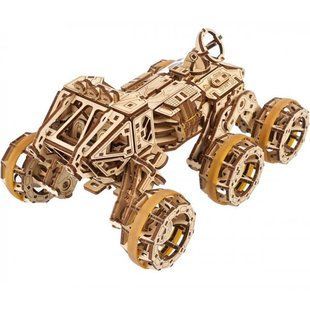 Деревянный механический 3D конструктор Ugears Пилотируемый марсоход (70206) коричневый 4820184121782 фото