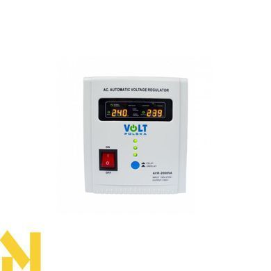 Стабілізатор напруги AVR 2000W Volt Polska 150-270V &rarr; 230V автоматичний регулятор 5AVRZP2000 фото