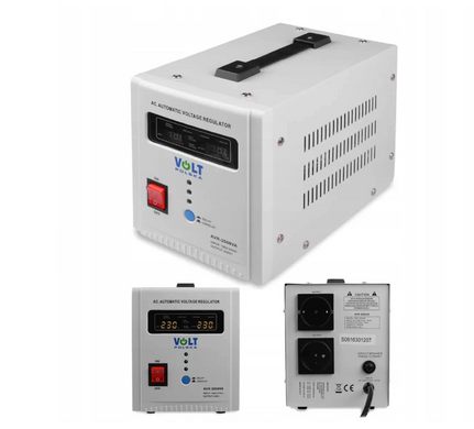 Стабілізатор напруги AVR 2000W Volt Polska 150-270V &rarr; 230V автоматичний регулятор 5AVRZP2000 фото