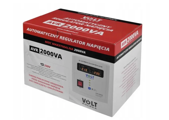 Стабілізатор напруги AVR 2000W Volt Polska 150-270V &rarr; 230V автоматичний регулятор 5AVRZP2000 фото