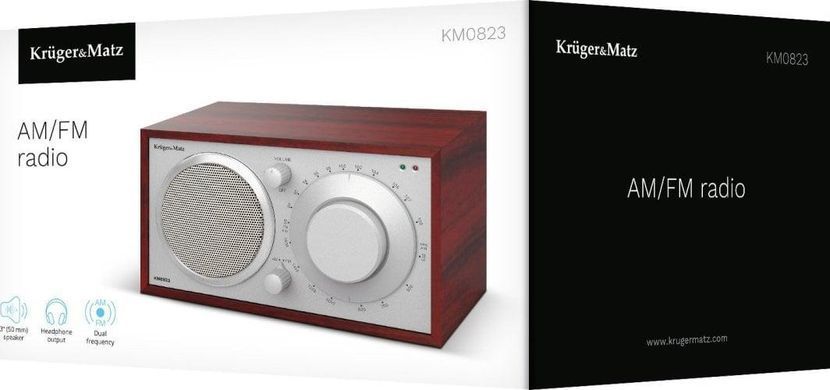 Домашний радиоприемник Kruger&Matz, модель KM0823 5901890096577 фото