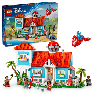 Конструктор LEGO Disney Пляжний будинок Ліло і Стіч 834 деталі (43268) 5702017814575 фото