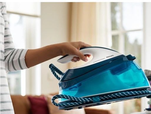 Праска з парогенератором Philips PerfectCare Compact GC7844/20 2400 Вт, синій GC7844/20 фото