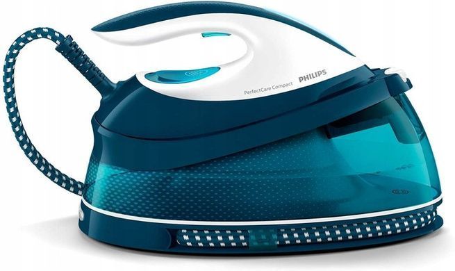 Праска з парогенератором Philips PerfectCare Compact GC7844/20 2400 Вт, синій GC7844/20 фото